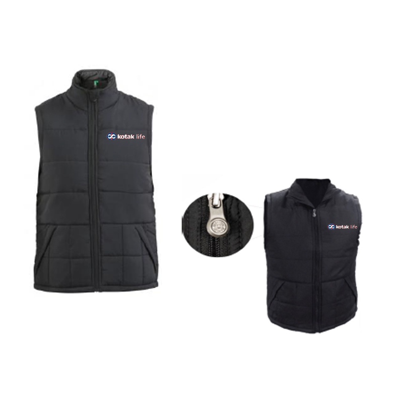 Black Sleevelesss Bomber ..